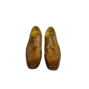 Sandro Moscoloni Men's Leather‎ Dress Shoes 12 Brown Lace up